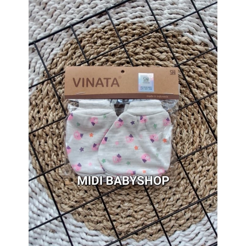 1 Set Sarung tangan dan kaki bayi motif lucu murah