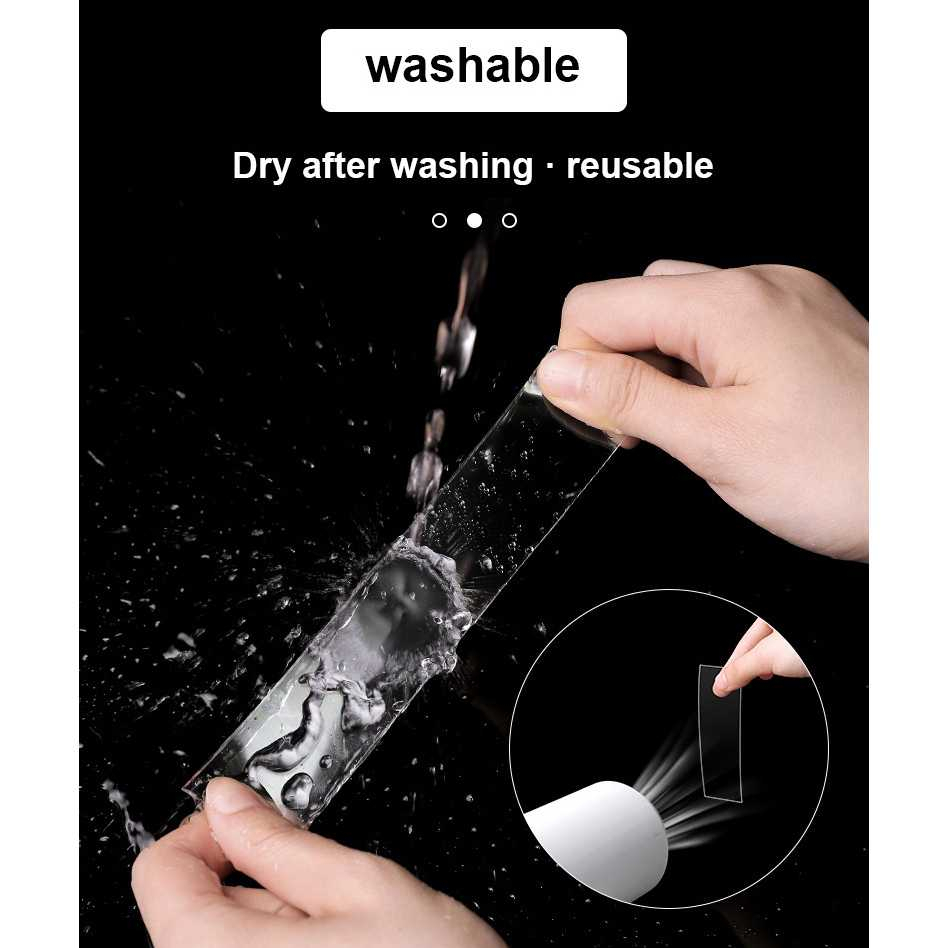 

SzGlue Double Tape Perekat No Trace Washable Sticker - J007