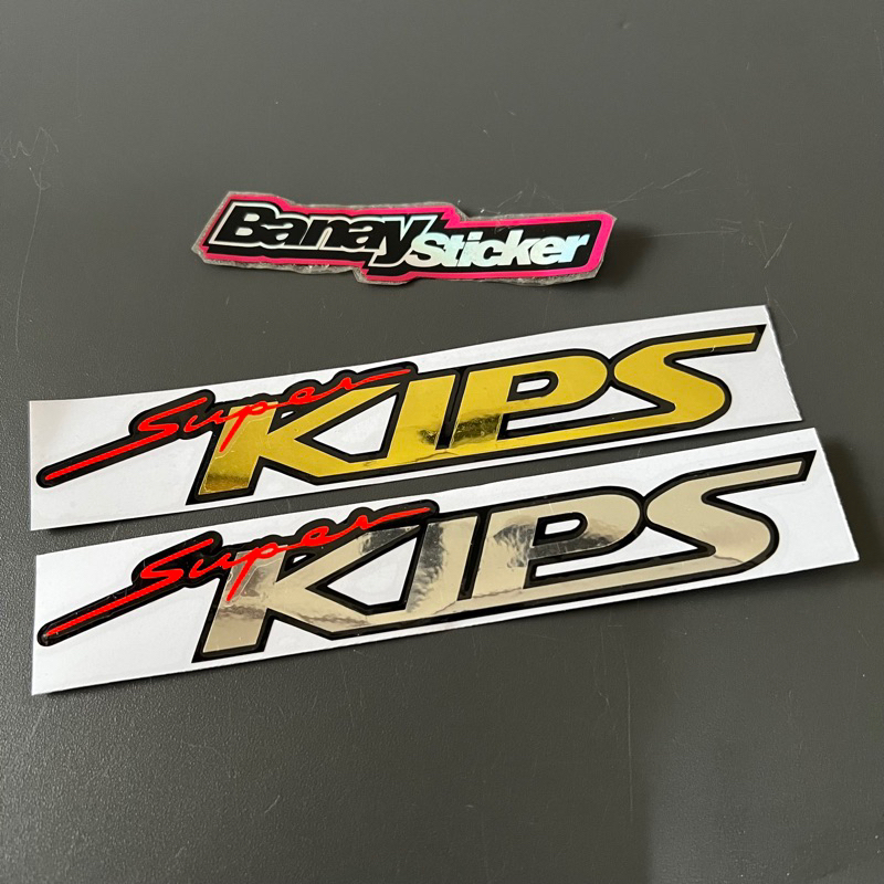 Sticker SUPER KIPS Stiker Kawasaki Cutting