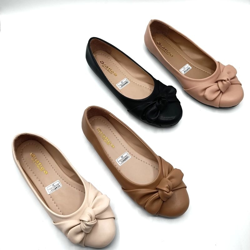 Sepatu Wanita Balet Flat Shoes Terbaru Gratica AM 57