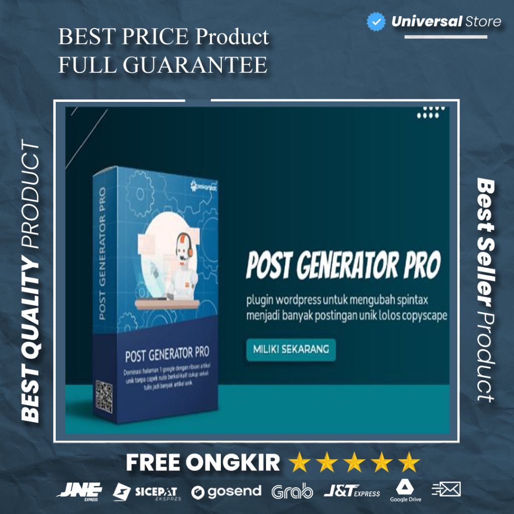 PGP Post Generator PRO Plugin Word Press WP Wordpress Addon ADDONS Terbaru