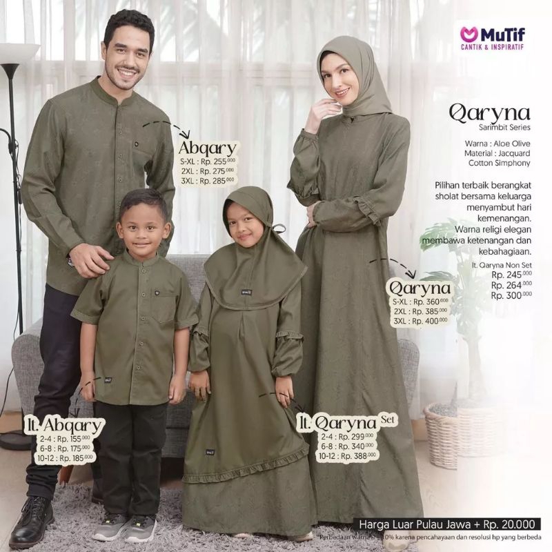 SARIMBIT QARYNA BY MUTIF / MUTIF SARIMBIT / SARIMBIT TERBARU / GAMIS QARYNA BY MUTIF / SARIMBIT PROM