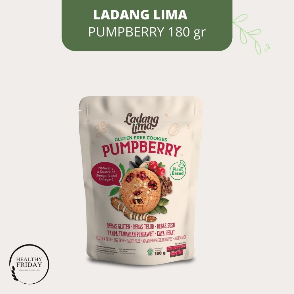 

Ladang Lima - Pumpberry - Kukis Bebas Gluten