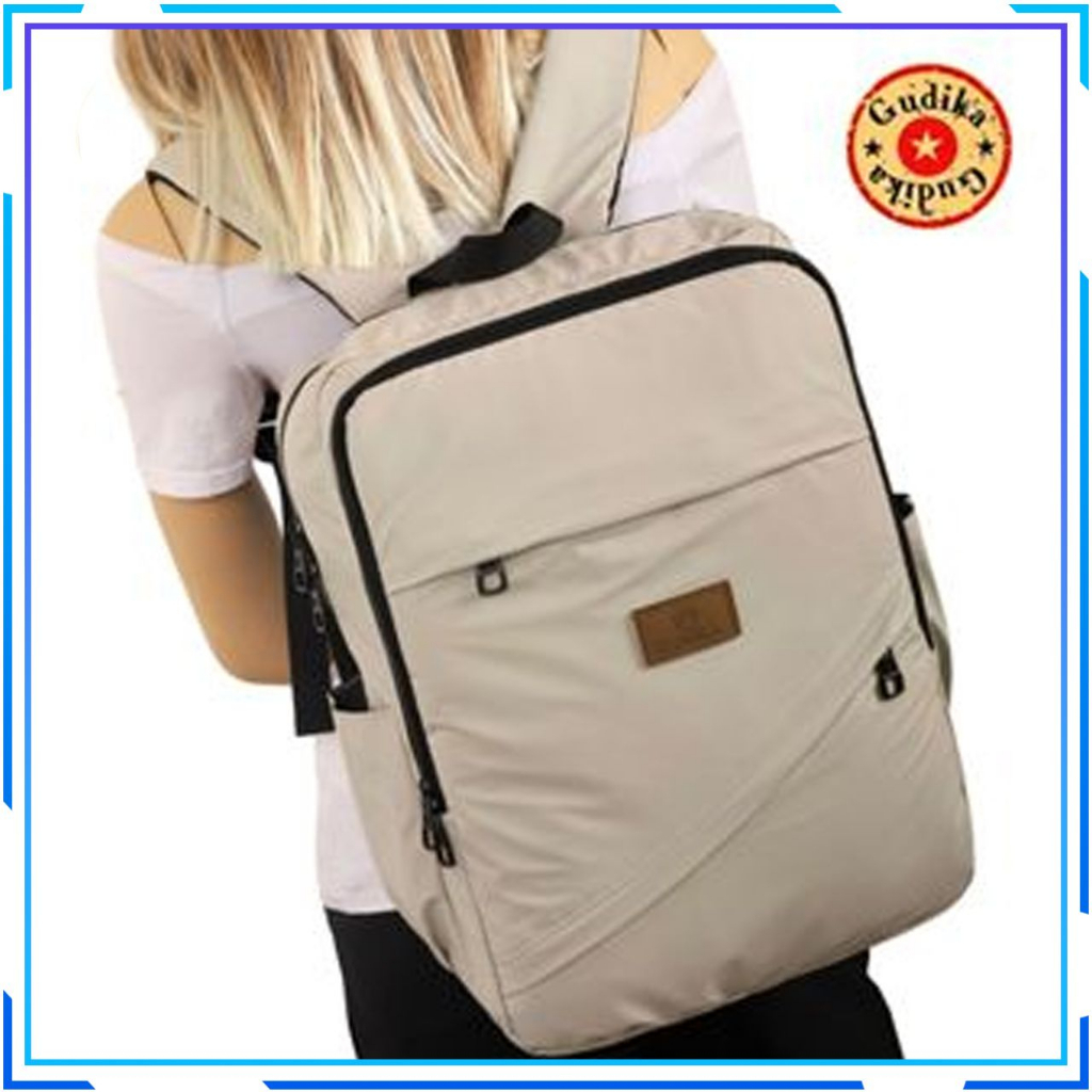 GUDIKA Xander 5304 Tas Ransel Laptop Wanita Pria Backpack Tas Anti Air Termurah Original Import Korea