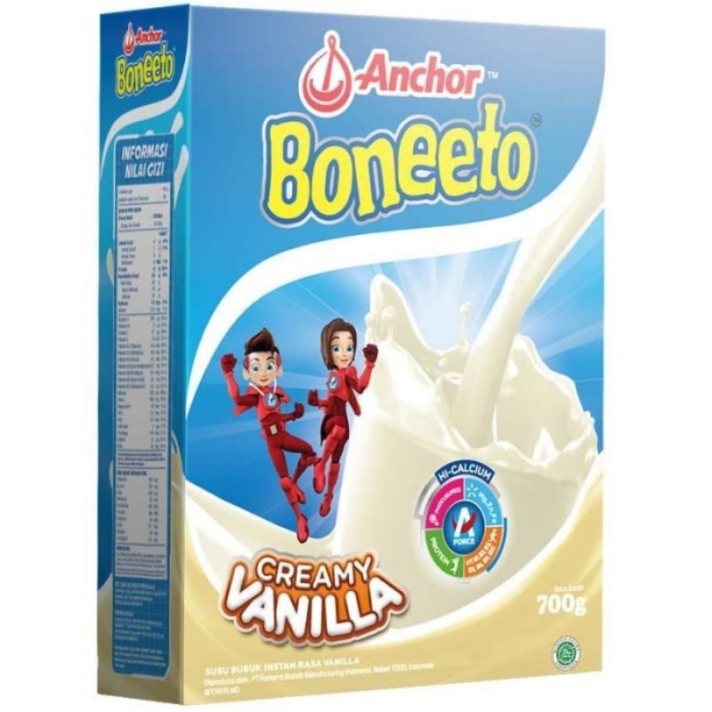 

Susu Boneto Vanila 700gr.Susu Tinggi Anak