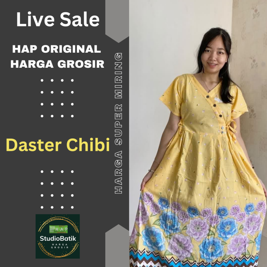 Daster Batik HAP Original Model Chibi Kimono Harga Grosir Langsung Pabrik StudioBatik.HAP