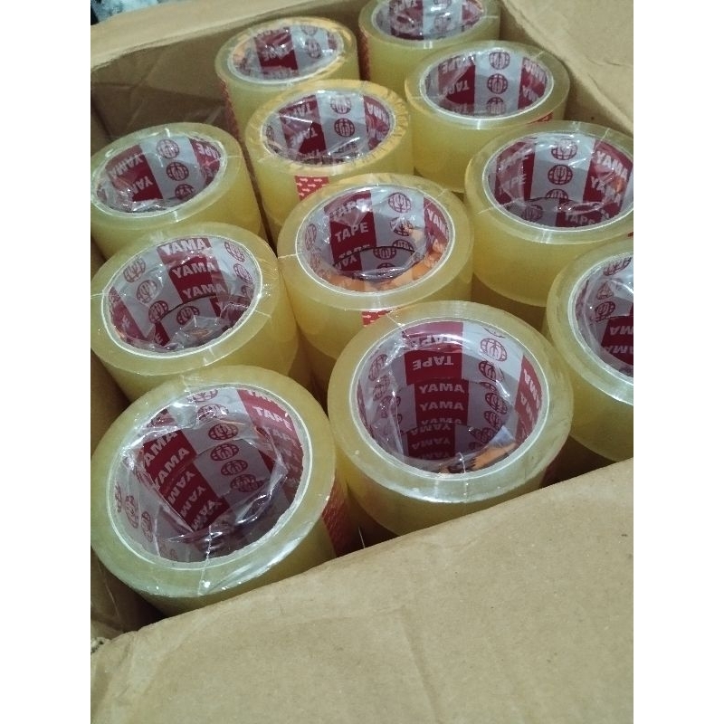 

Lakban packing yama tape 1 slop isi 6 pcs