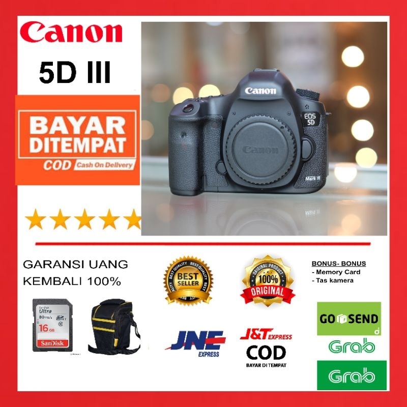 Kamera Canon 5D Mark III Mulus bergaransi