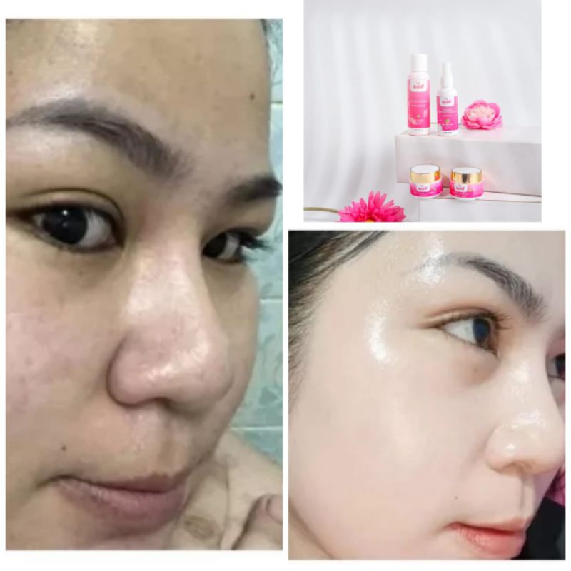 PAKET SKINCARE/PELICIN PEMUTIH WAJAH NRGLOW  PUTIH CEPAT GLOWING