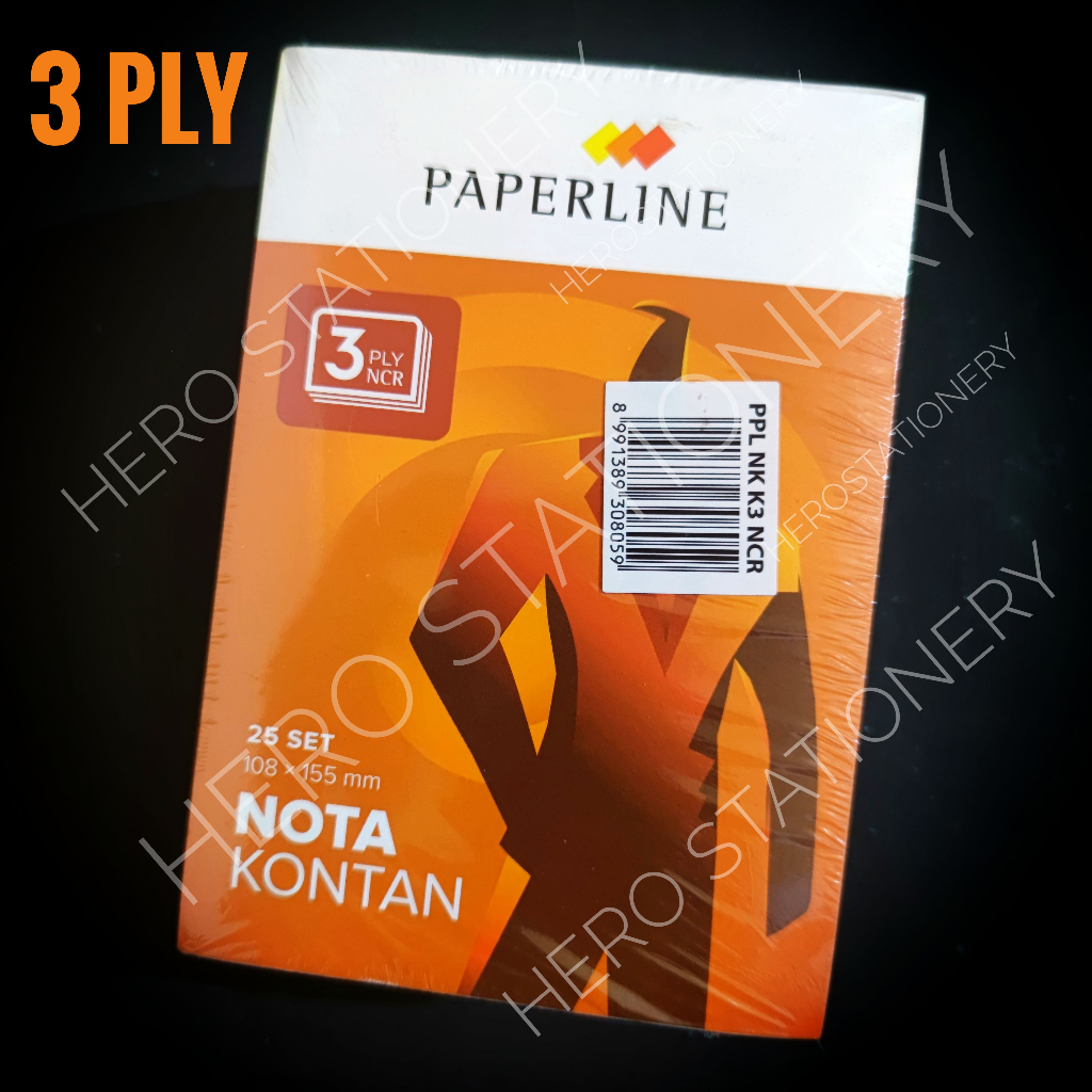 

Nota kontan paperline 3 ply . 10 pak