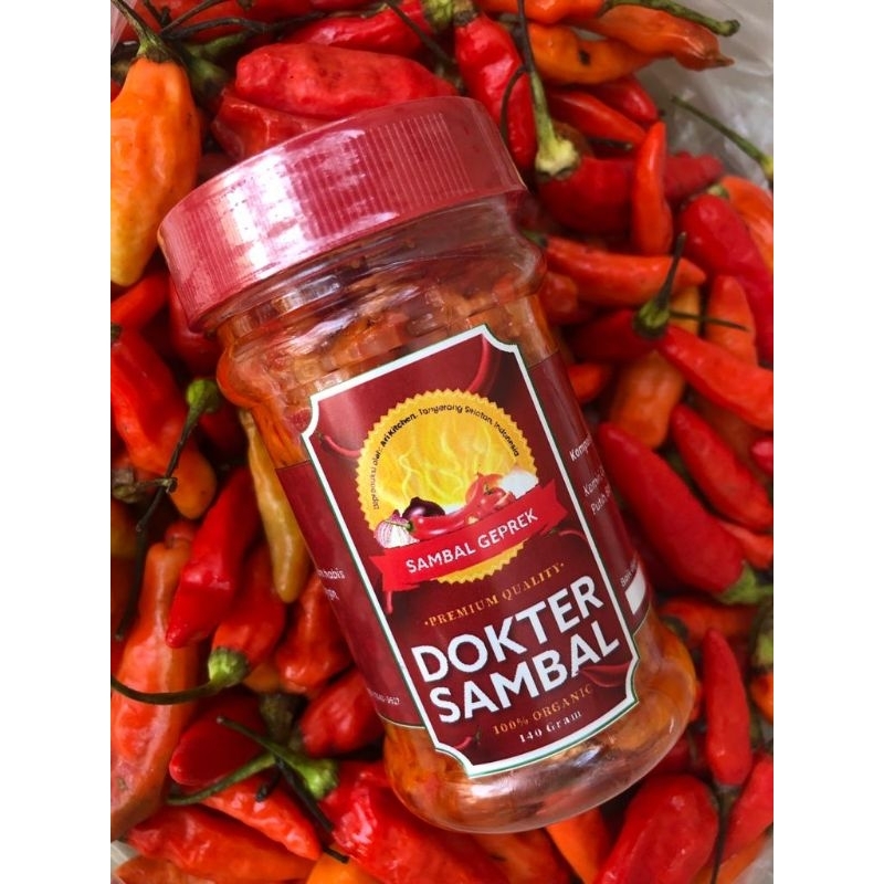 

Sambal Geprek Dokter Sambal 140gr Sambel Enak Pedas Sambel Murah Best Seller Cabe Rawit Bawang Putih Bawang Merah