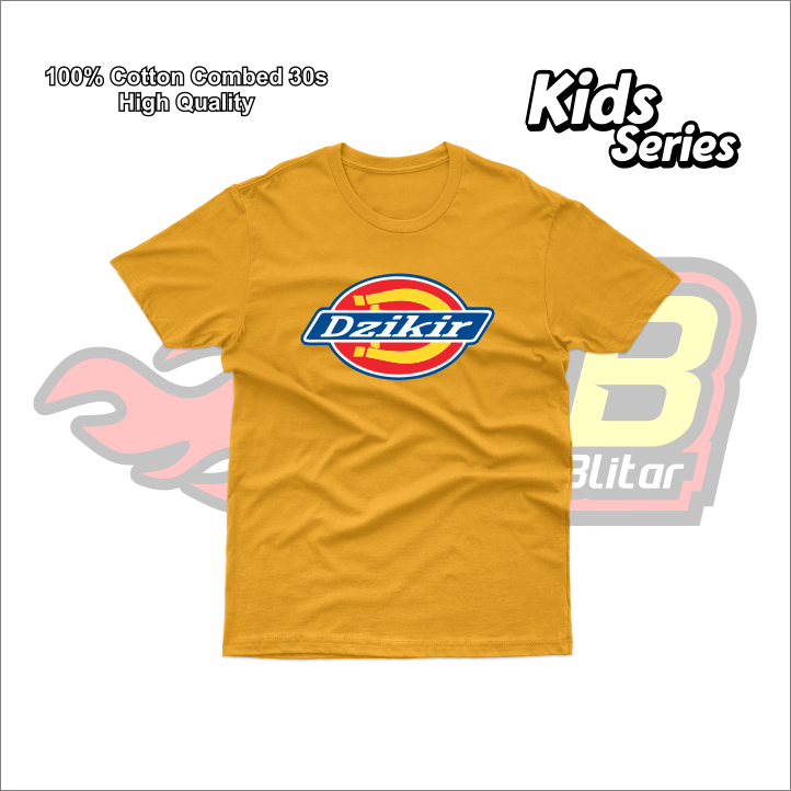 Baju Kaos Anak Dzikir Dickies Unisex Katun