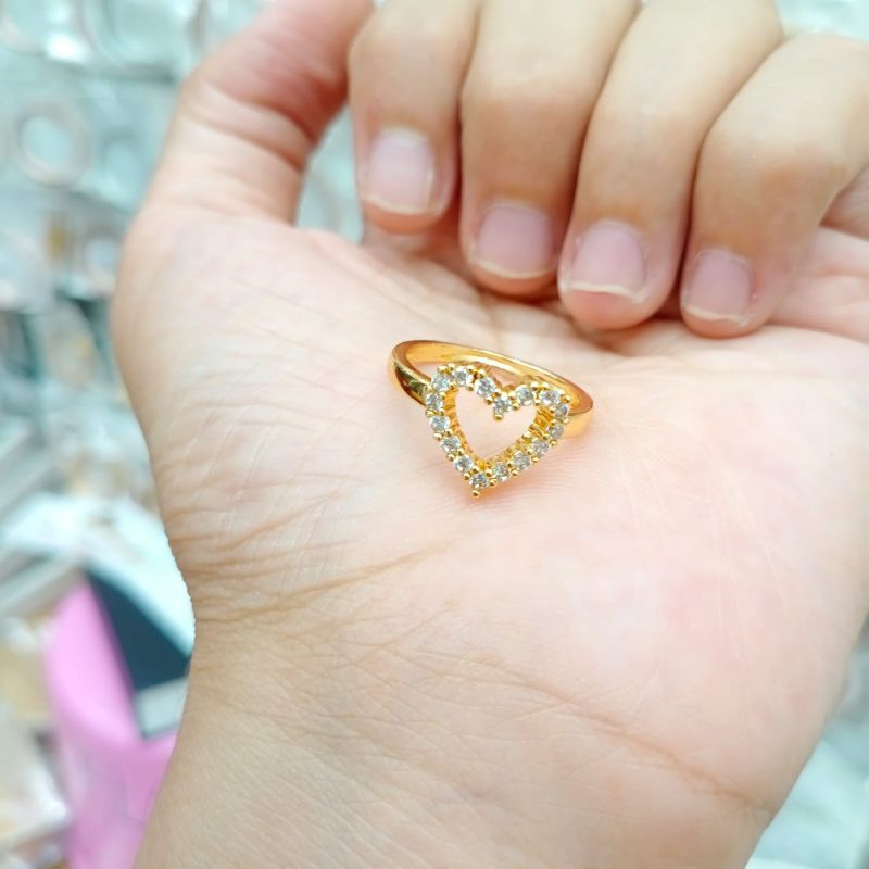 Cincin Xuping Model Love Elegan