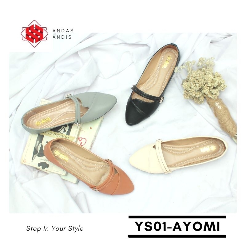 Andas Andis - Sepatu Flatshoes Wanita Ayomi