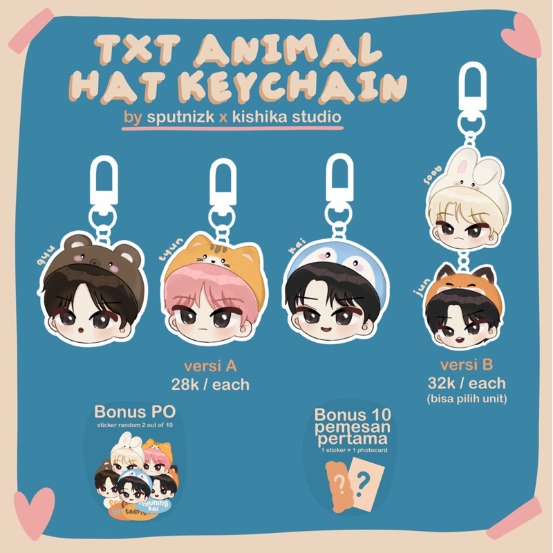 TXT Animal Hat Keychain Tomorrow X Together