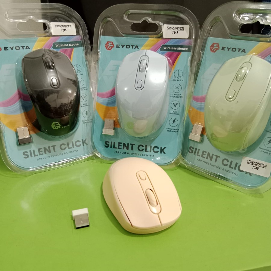 Mouse Wireless Eyota M77 Silent Click