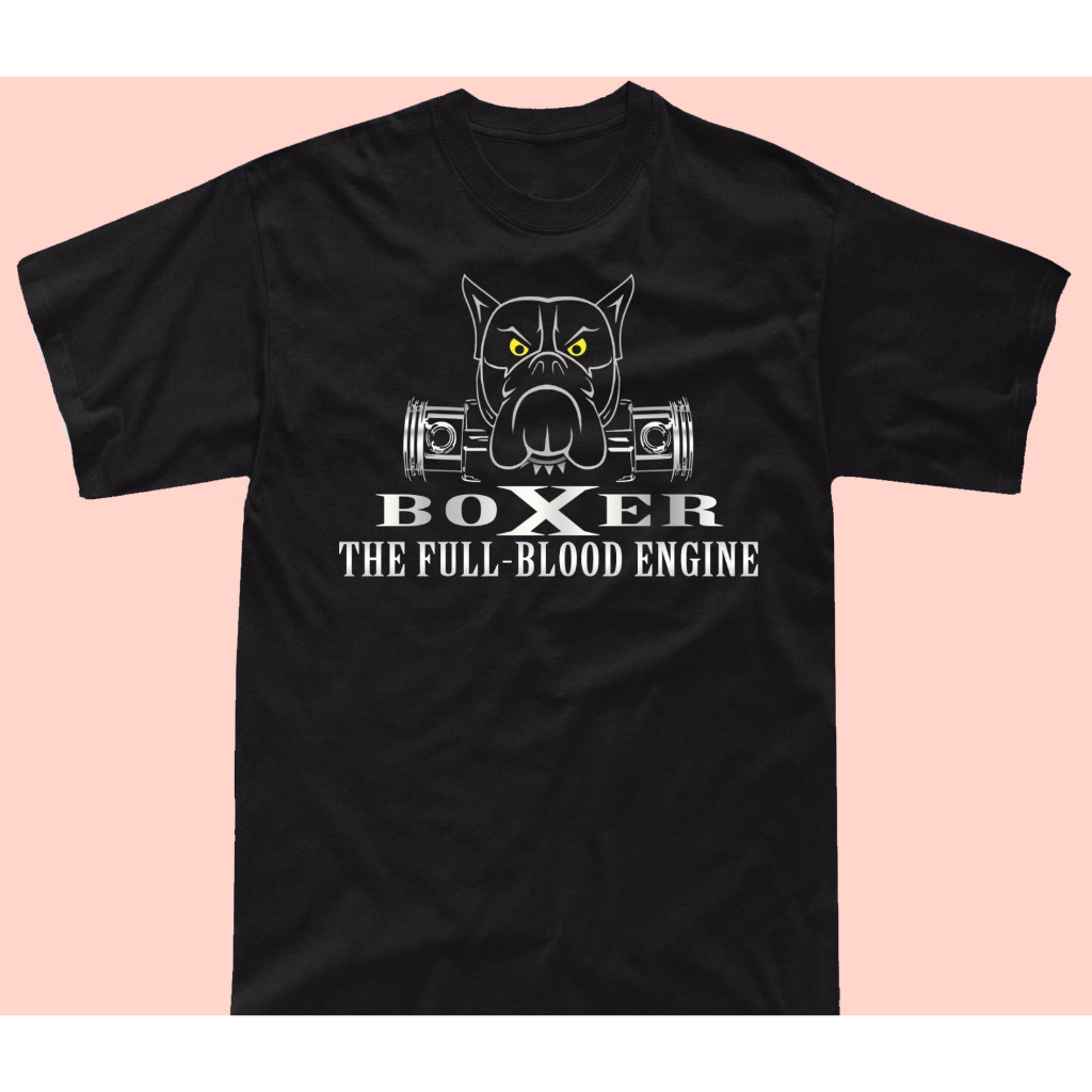 Kaos/T Shirt Dog Boxer The Full Blood Engine Series Custom Satuan