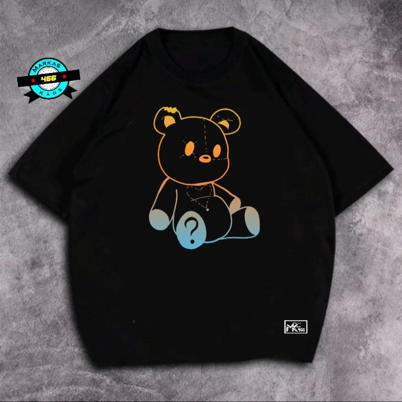 GRATIS ONGKIR | COD | Kaos Distro Cute Bear | Katun 20s | T-shirt Cute Bear | Bisa Custom Design Sen