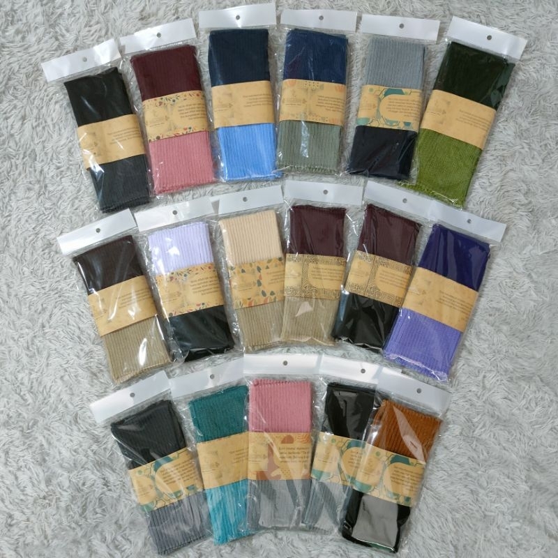 Ciput Inner Hijab Premium Bandana Rajut 2 Warna Dalaman Jilbab Awet Tebal