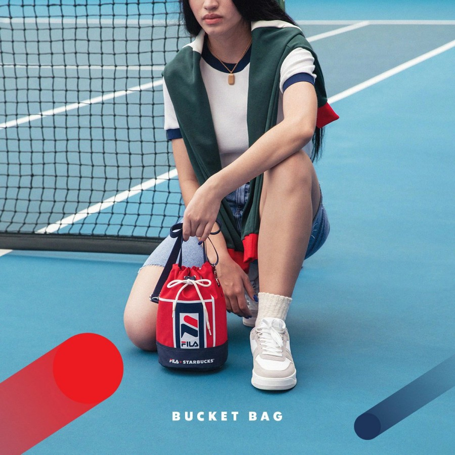 Starbucks x Fila Shoulder Bucket Bag 2021 Edition