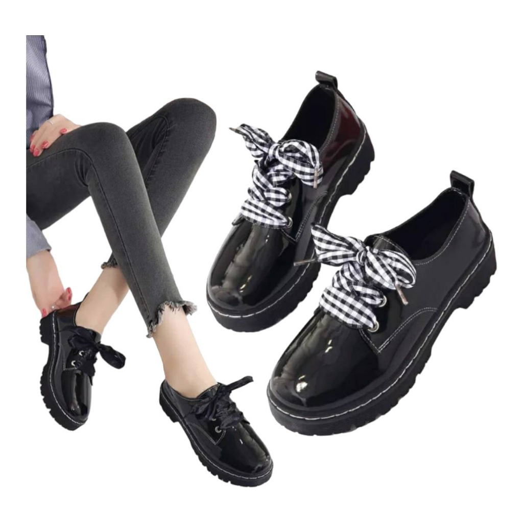 Sepatu Kasual Korean Style Docmart Shoes Import Hight Quality DR2232