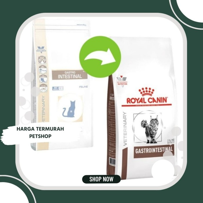GROSIR ROYAL CANIN GASTRO INTESTINAL CAT 400GR - CAT FOOD