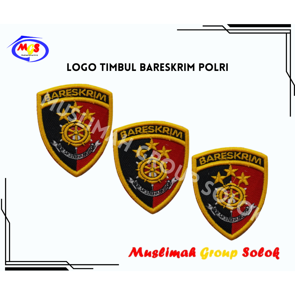 Logo Timbul Bet Polri Paket A (1. BARESKRIM 2. SPIRIPIM 3. INSPEKTORAT 4. KEDOKTERAN&KESEHATAN 5. BA