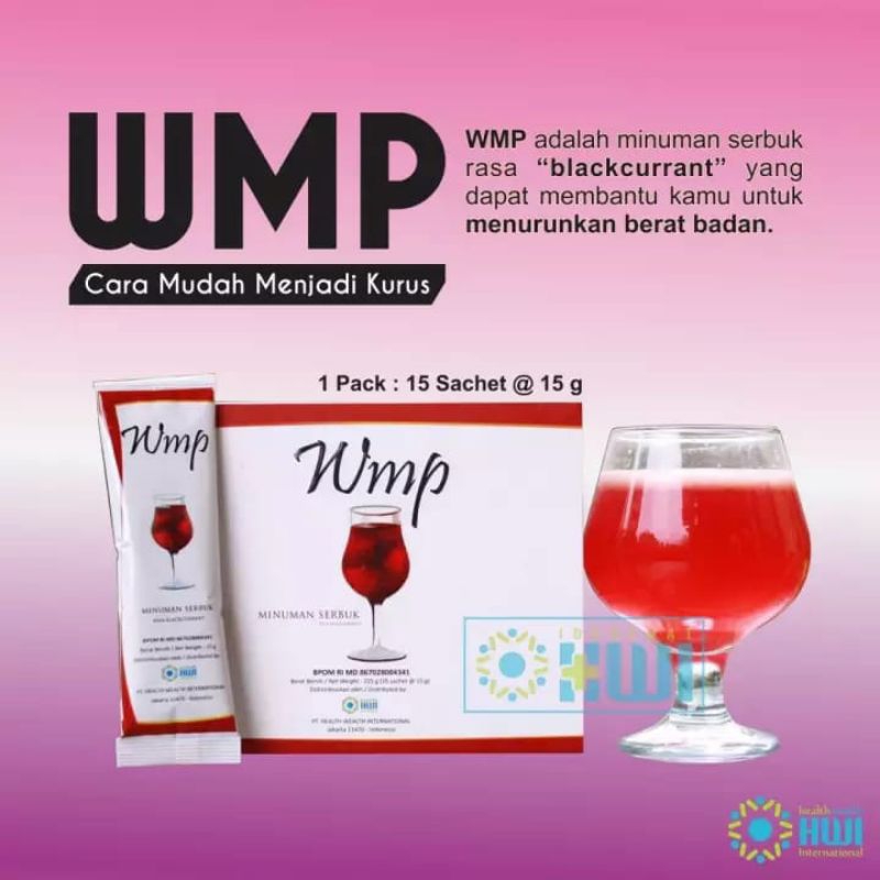 

WMP slim juice asli original HWI isi 15 Sachet