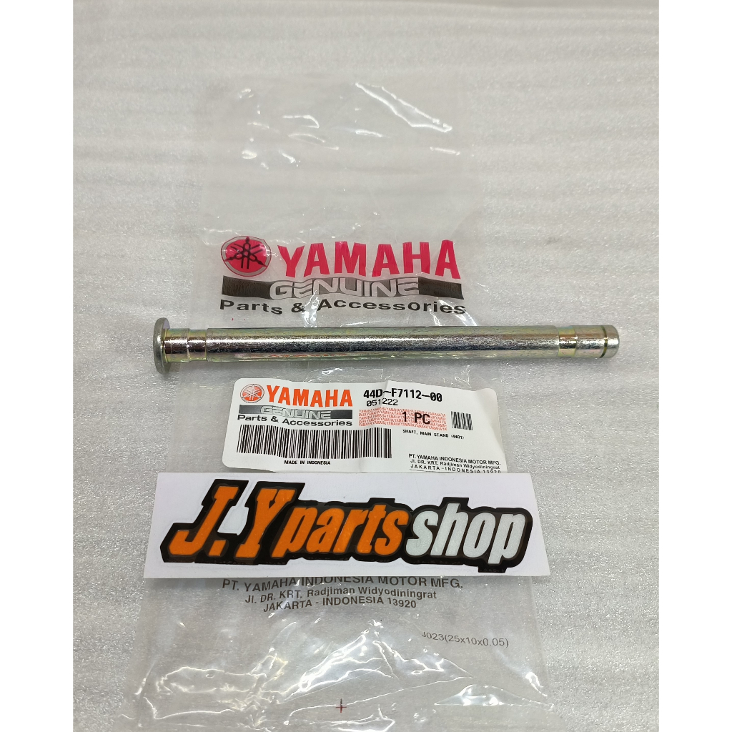 SHAFT MAIN STAND AS STANDAR 2 TENGAH XEON KARBU RC GT AEROX 125 ORIGINAL YGP 44D-F7112-00