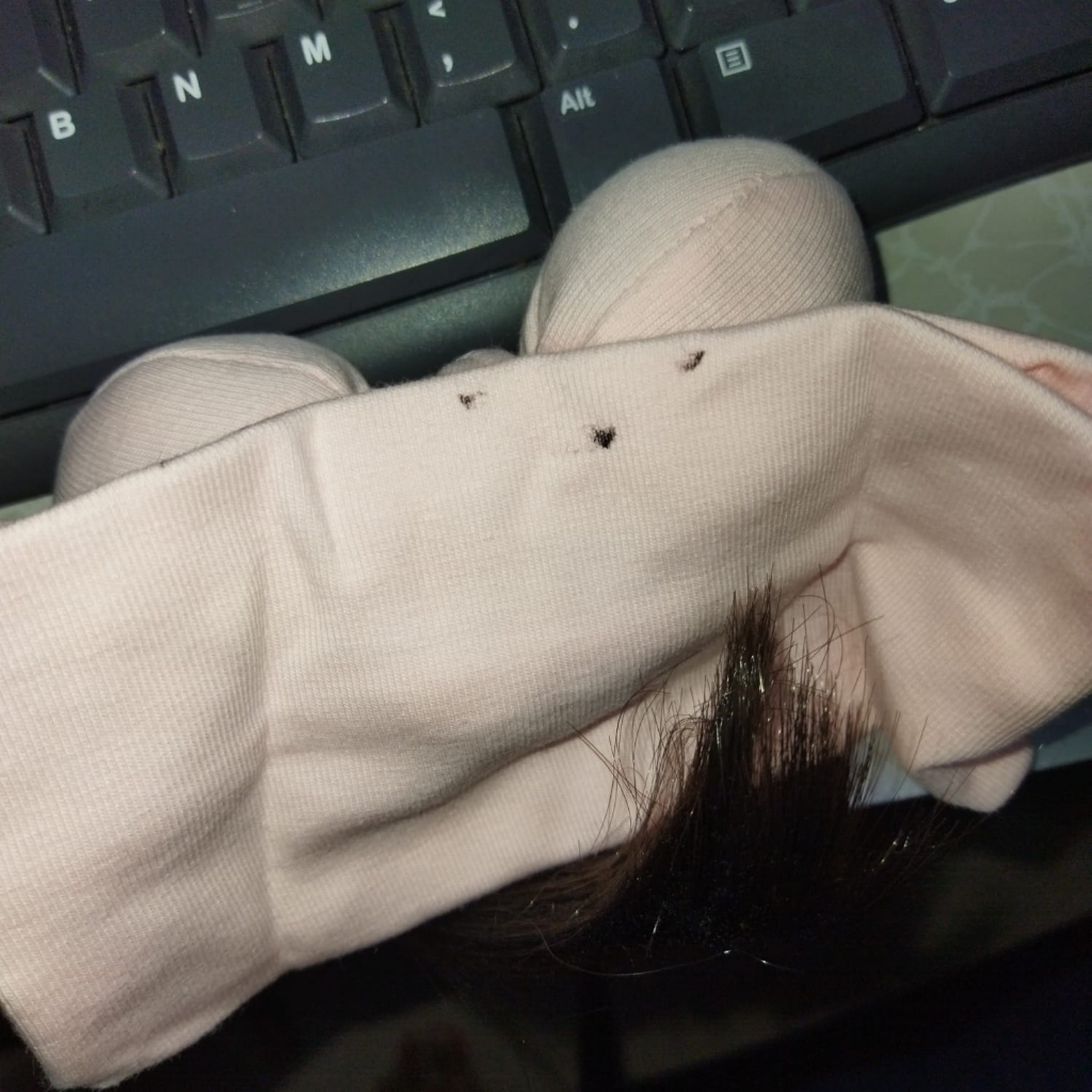 [REJECT JUAL MURAH] 0-3 thn || Bandana Wig Korea Poni Rambut Palsu Topi Cepol Bayi Newborn Anak JNWG WA