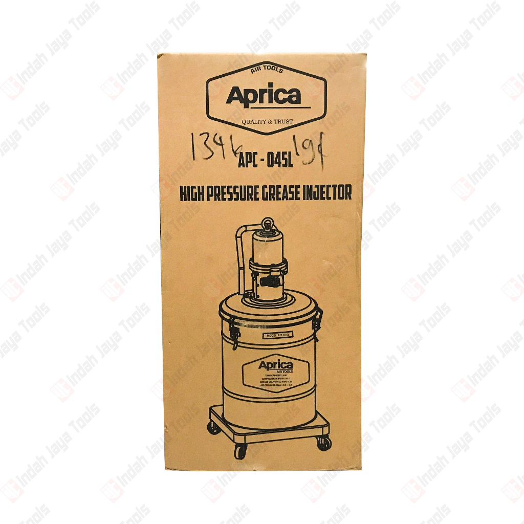 APRICA APC-045L Grease Pump 45 Liter - Pompa Oli Gemuk Stempet