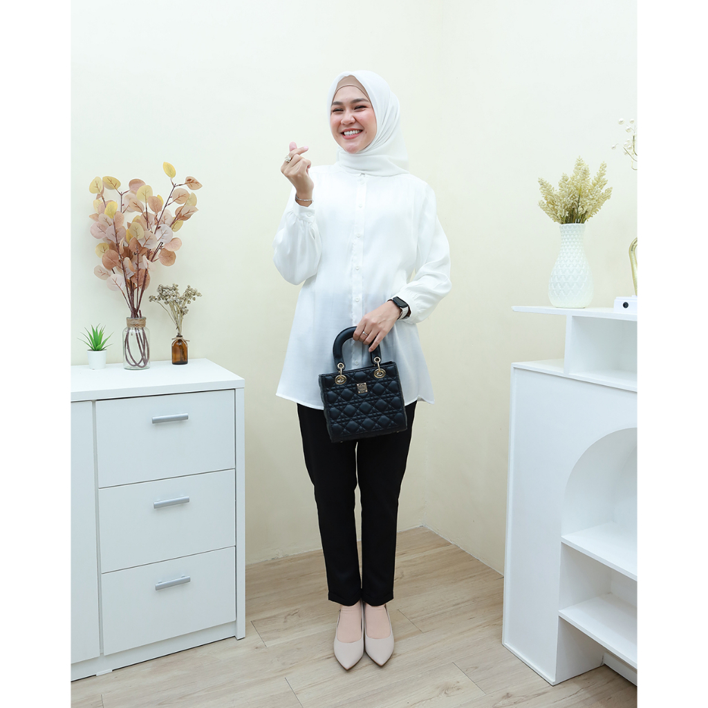 SHIMMER Blouse - Pakaian Wanita Terbaru by Hijab Mamah icis