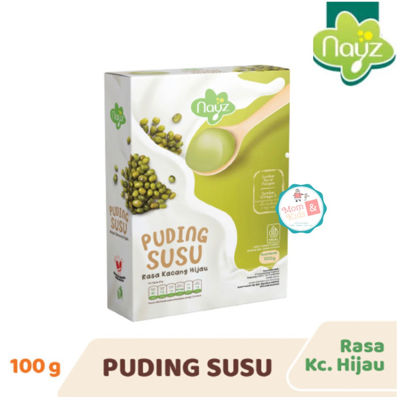 NAYZ PUDING SUSU 100gr | Pudding Snack MPASI Bayi Anak Organik