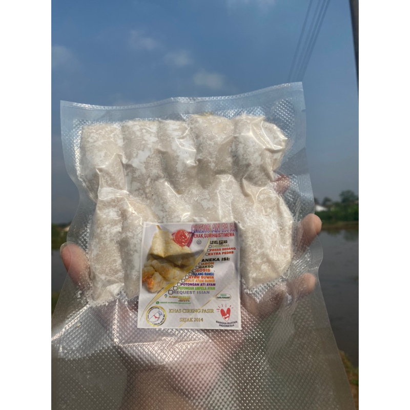 

Cireng ANFARA isi potongan ampela ayam 10pcs