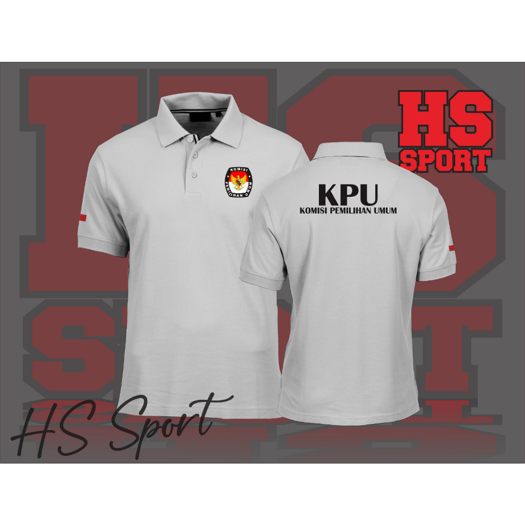 POLO KPU KOMISI PEMILIHAN UMUM - BAJU POLO PEMILIHAN - BAJU POLO KERAH TSHIRT TYPE 1