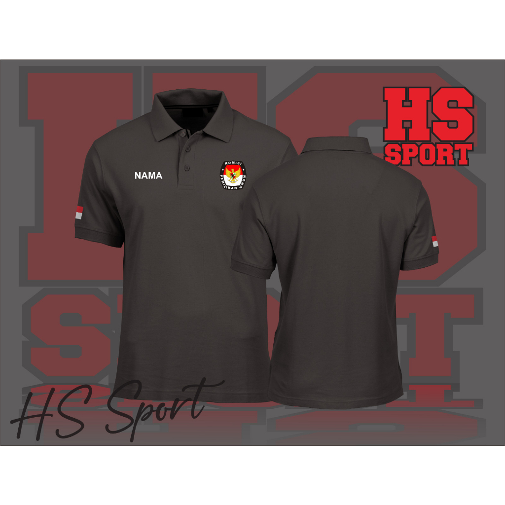 POLO KPU KOMISI PEMILIHAN UMUM - BAJU POLO LOGO KPU - BAJU POLO KERAH TSHIRT