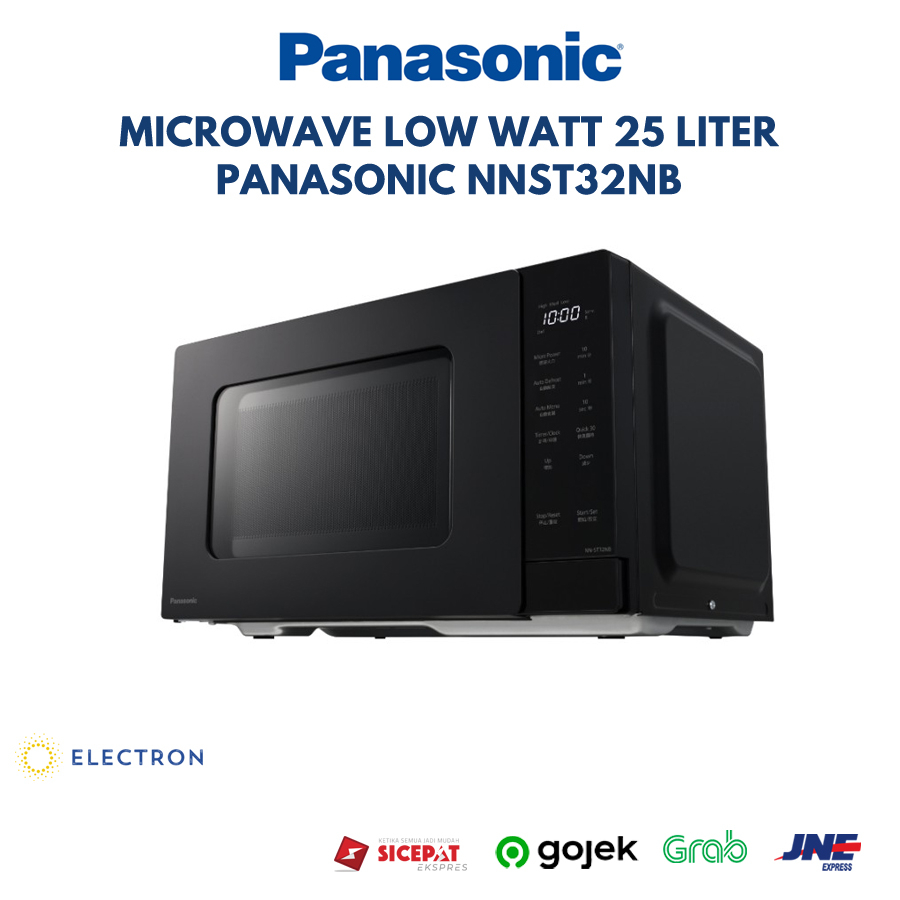 Microwave Digital Panasonic NNST32HMTTE NNST32 25 Liter 450 Watt Low Watt Murah