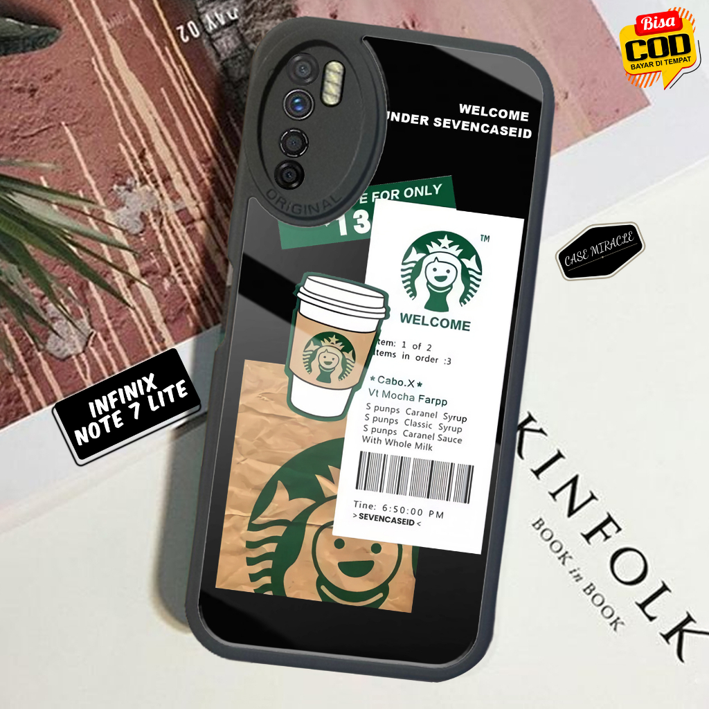 Case INFINIX NOTE 7 LITE - Casing INFINIX NOTE 7 LITE Terbaru CASE MIRACLE [ MOTIF 61 ] Cassing Hp -