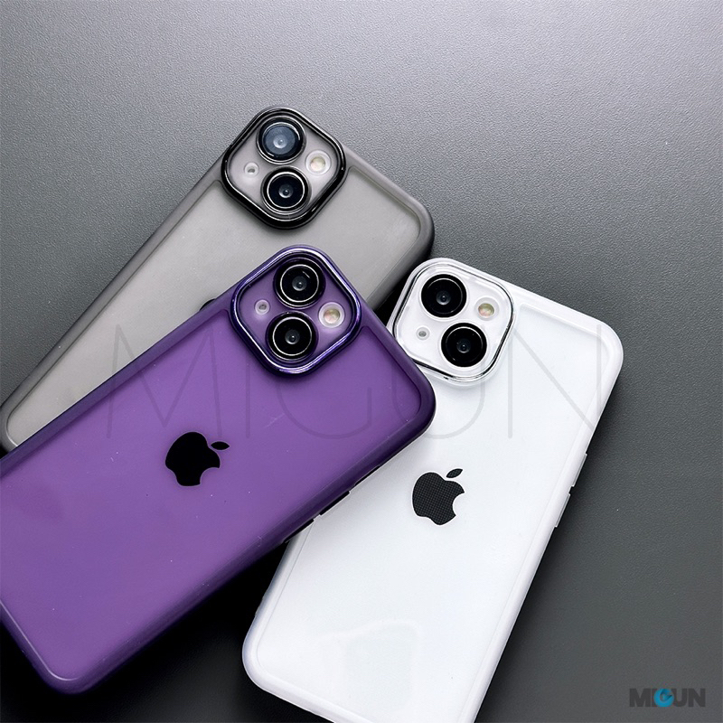 Camera Lens Transparent Silicone Case iPhone XR 11 12 13 14 PRO MAX PLUS