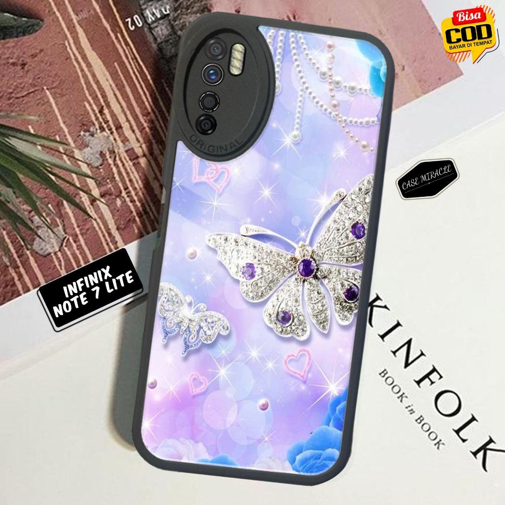 Case INFINIX NOTE 7 LITE - Casing INFINIX NOTE 7 LITE Terbaru CASE MIRACLE [ MOTIF 68 ] Cassing Hp -