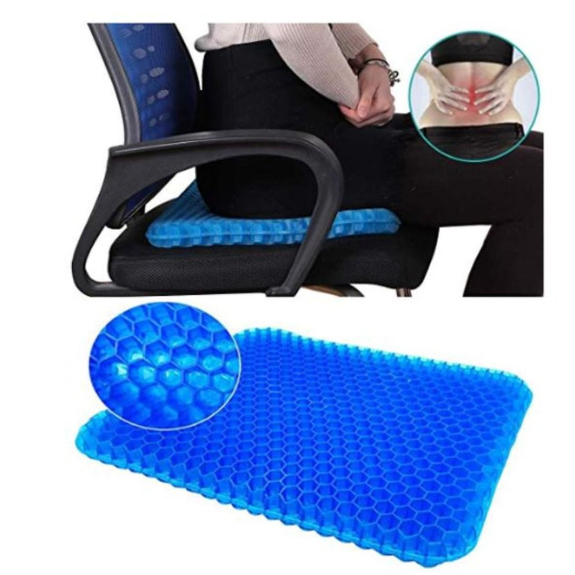 Bantal Alas Duduk Egg Sitter Gel Silicon + Sarung anti selip