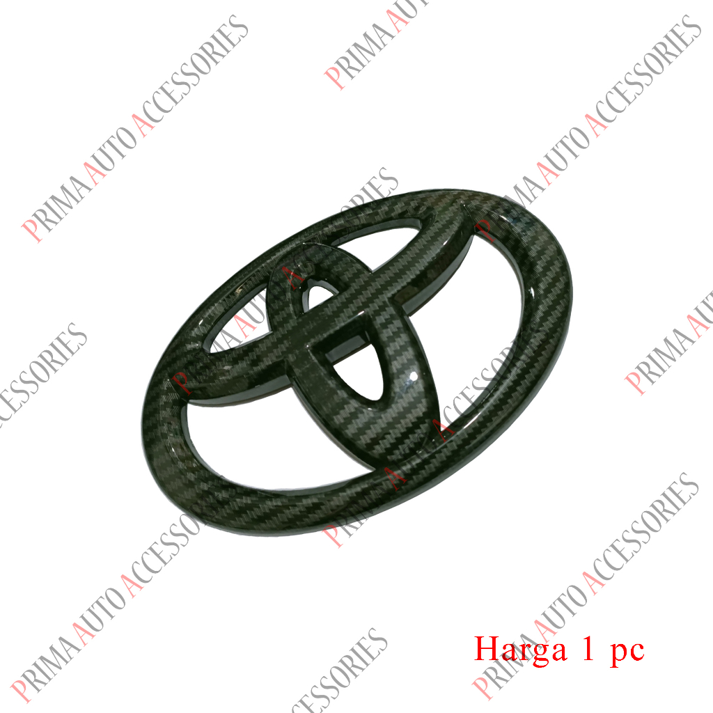 Casing Logo Toyota Carbon 11 cm