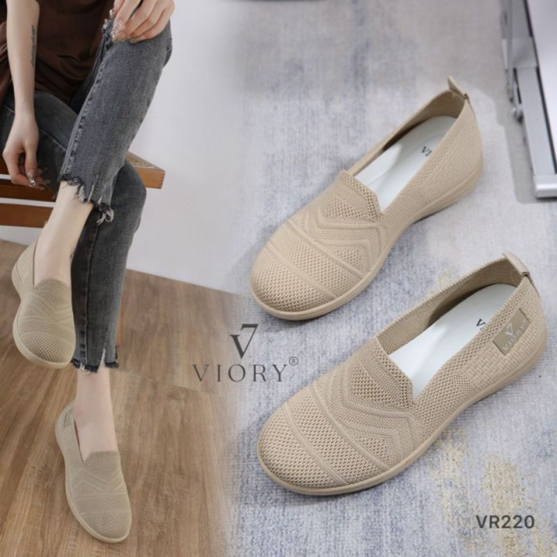 VIORY Sepatu Flat Kanvas Shoes #VR220 ORIGINAL