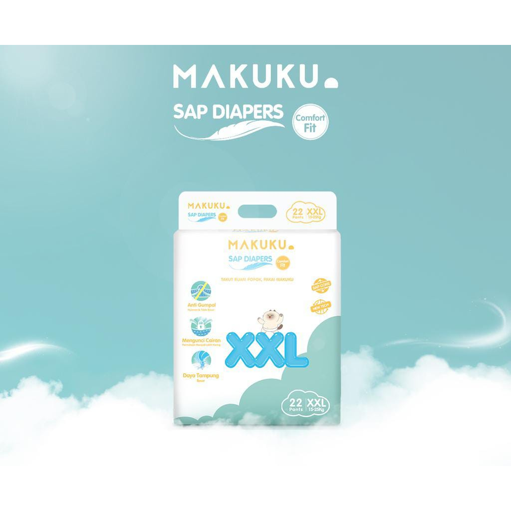 Makuku Comfort Fit SAP Diapers