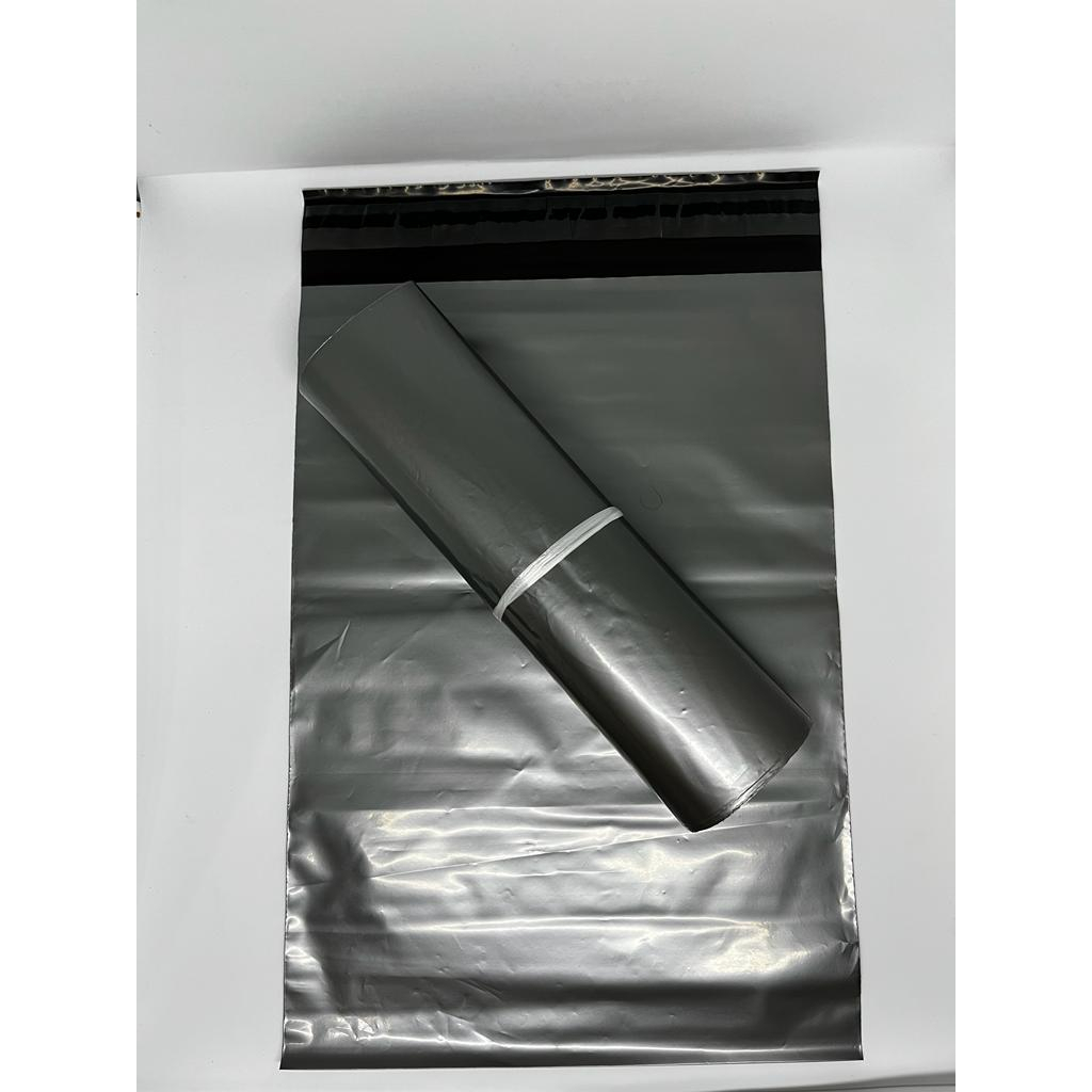 

PLASTIK PACKING AMPLOP POLYMAILER PREMIUM | POLYMAILER SILVER | KEMASAN OLSHOP 17 x 35 100 pcs