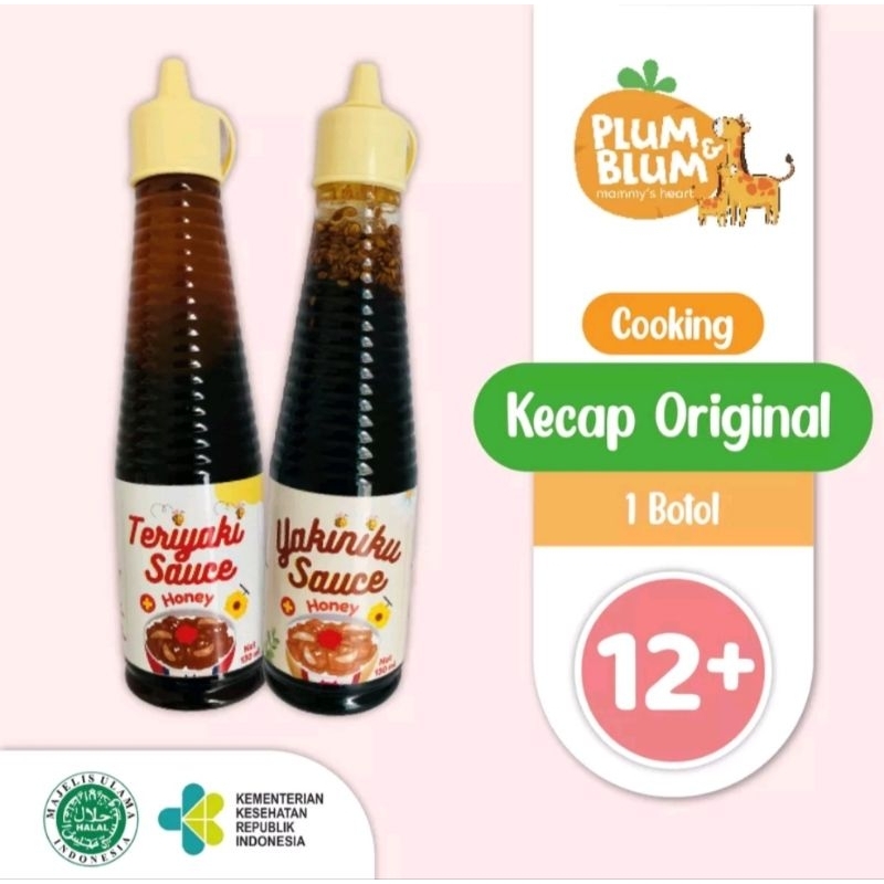 

Plum & Blum Kecap Oriental Teriyaki Yakiniku Serbaguna No MSG - 140 gram