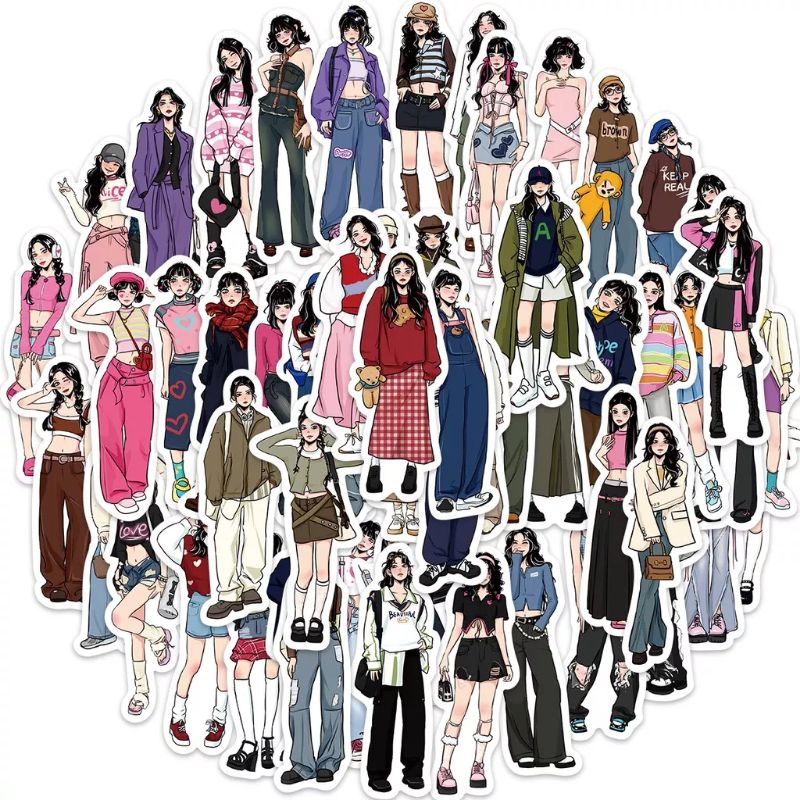 

1 buah Girl Sticker Handphone Kekinian Swag Style Waterproof