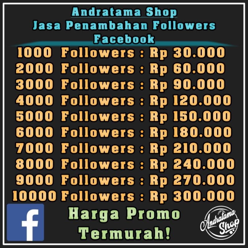 1000 Followers | Jasa tambah Followers Sosmed biru