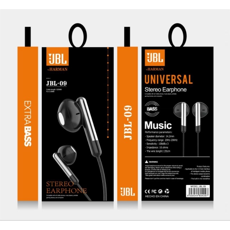 HF/Headset JBL - 09 PACKING IMPORT ♧