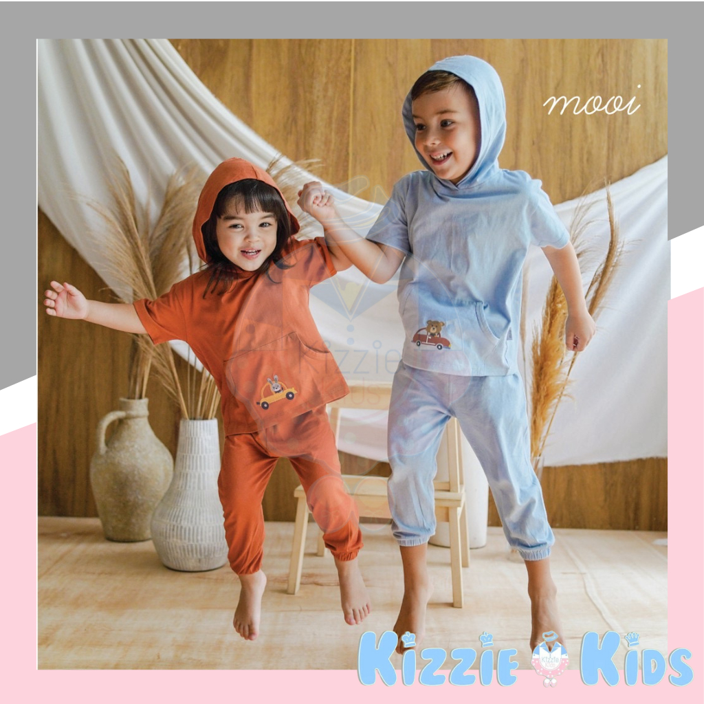 Mooi Setelan Anak Hoodie Unisex Hoodie Set ( Setelan Hodie Anak )